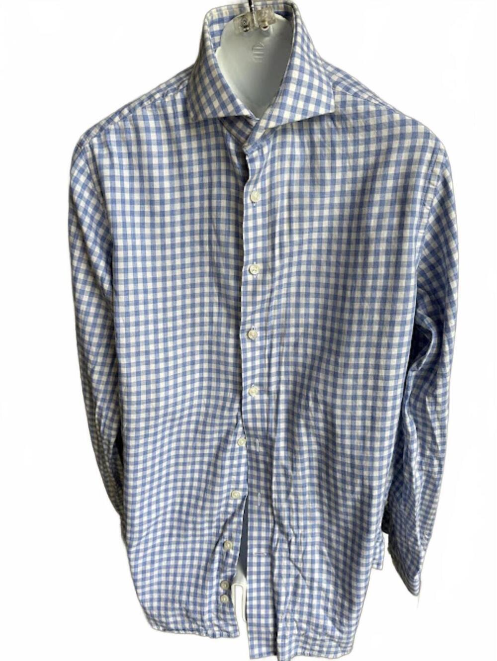 Strong Suit Gingham Dress Shirt M/L